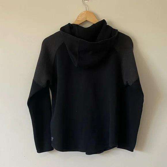 Puma Women Black Grey Full Zip Activewear Hoodie Jumper Sz XS AU8 - Picture 4 of 10